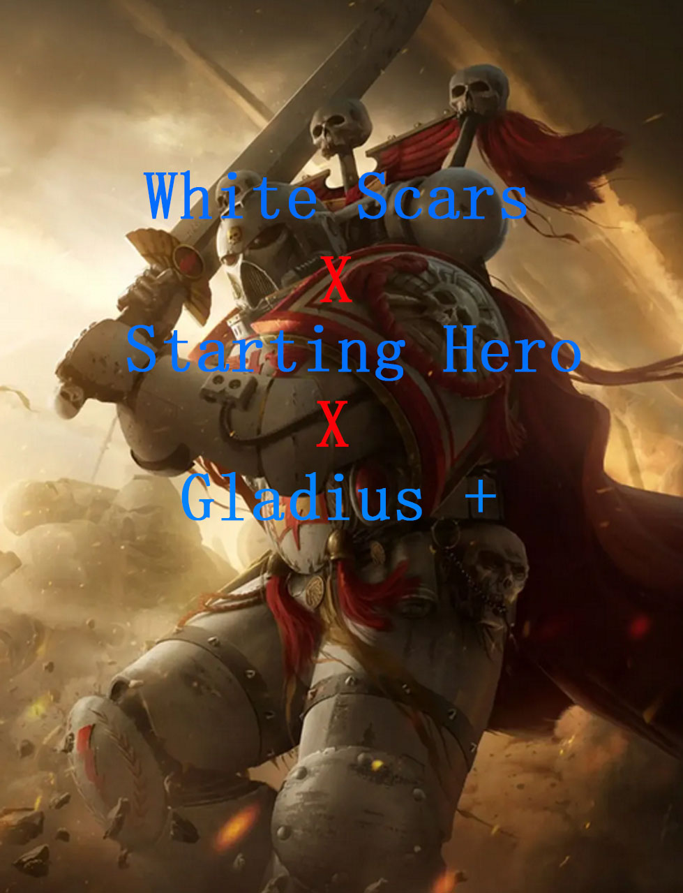 WhiteScars with Starting Hero with gladius+