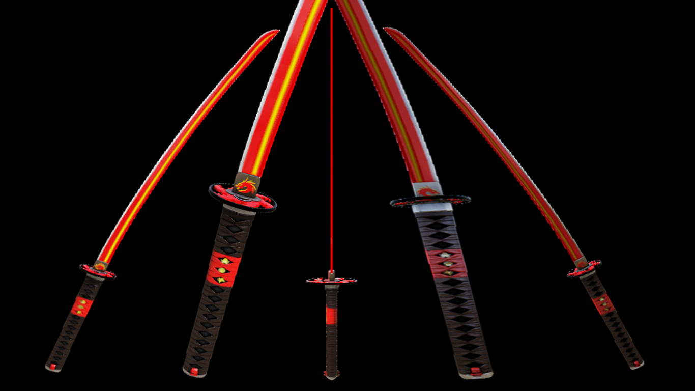 The Fire Dragon Katana