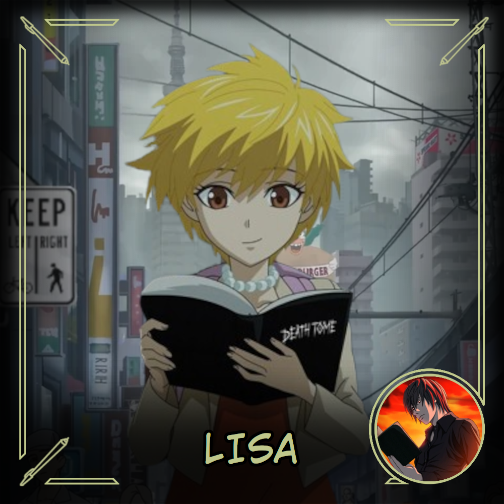 Anime Villainous - Lisa (Death Tome)