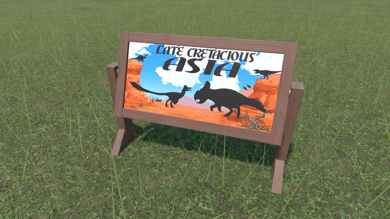 Late Cretaceous Asia Sign