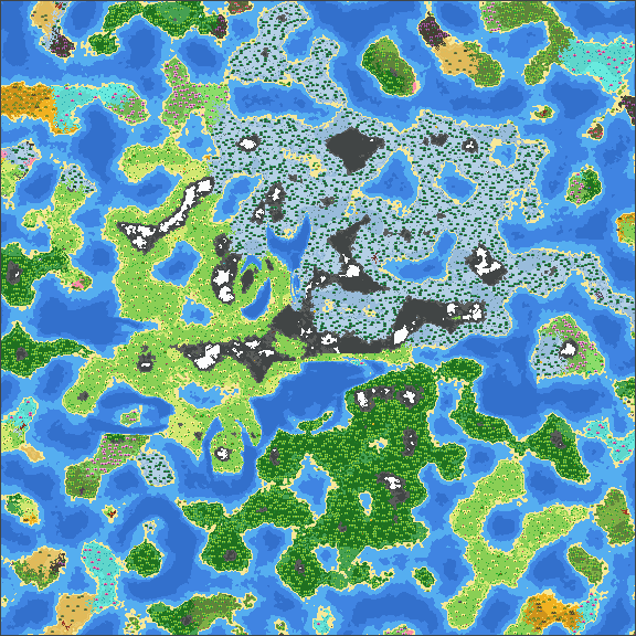 Farlands from Minecraft