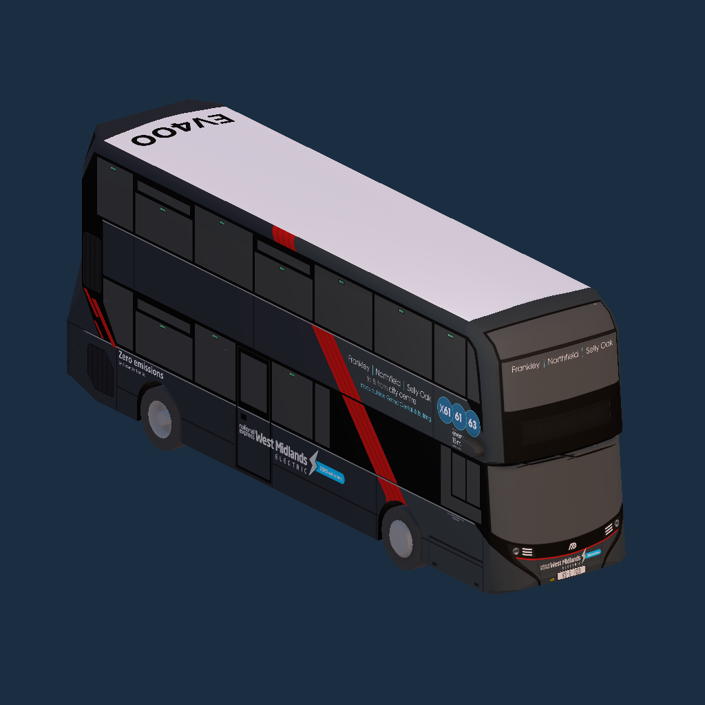 Enviro 400 EV - National Express West Midlands (Bristol Road Brand)