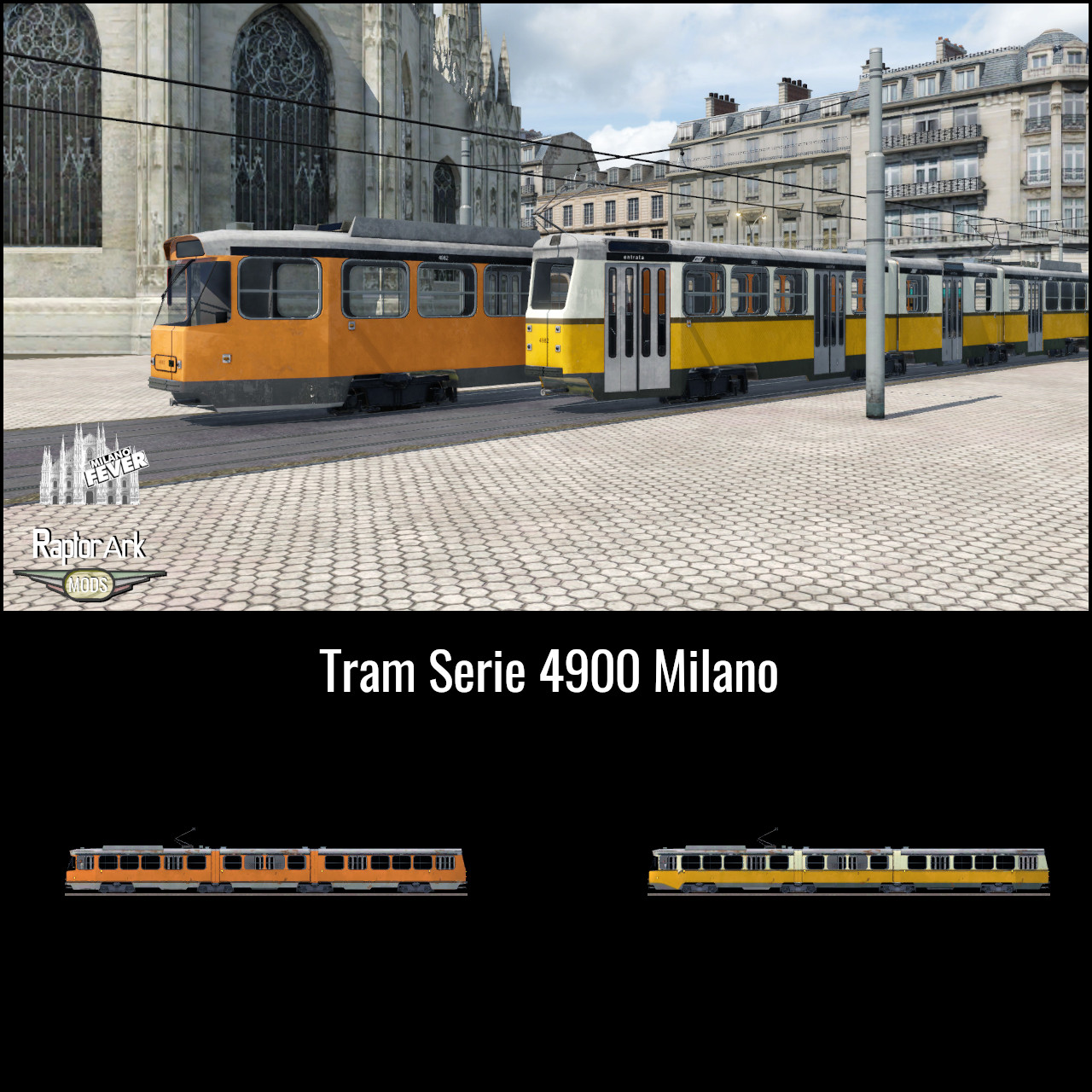 Tram Milano Serie 4900