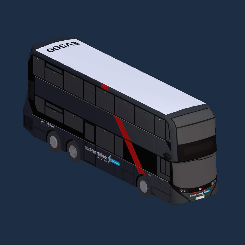 Enviro 500 EV - NXWM electric normal stairs