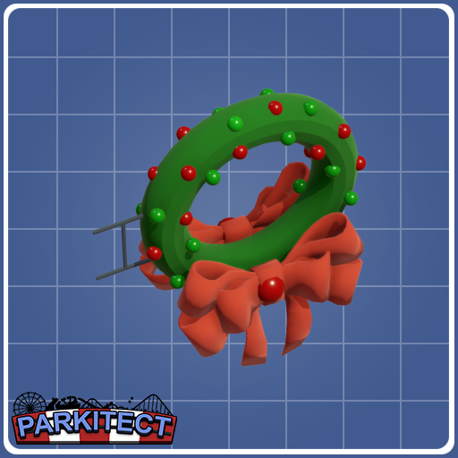 LIGHT POST CHRISTMAS WREATH