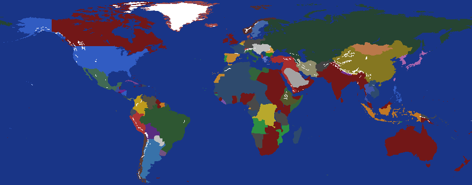 World Map 1914