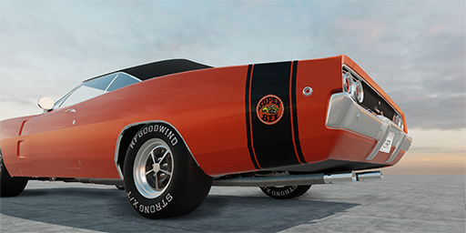 charger super bee orange