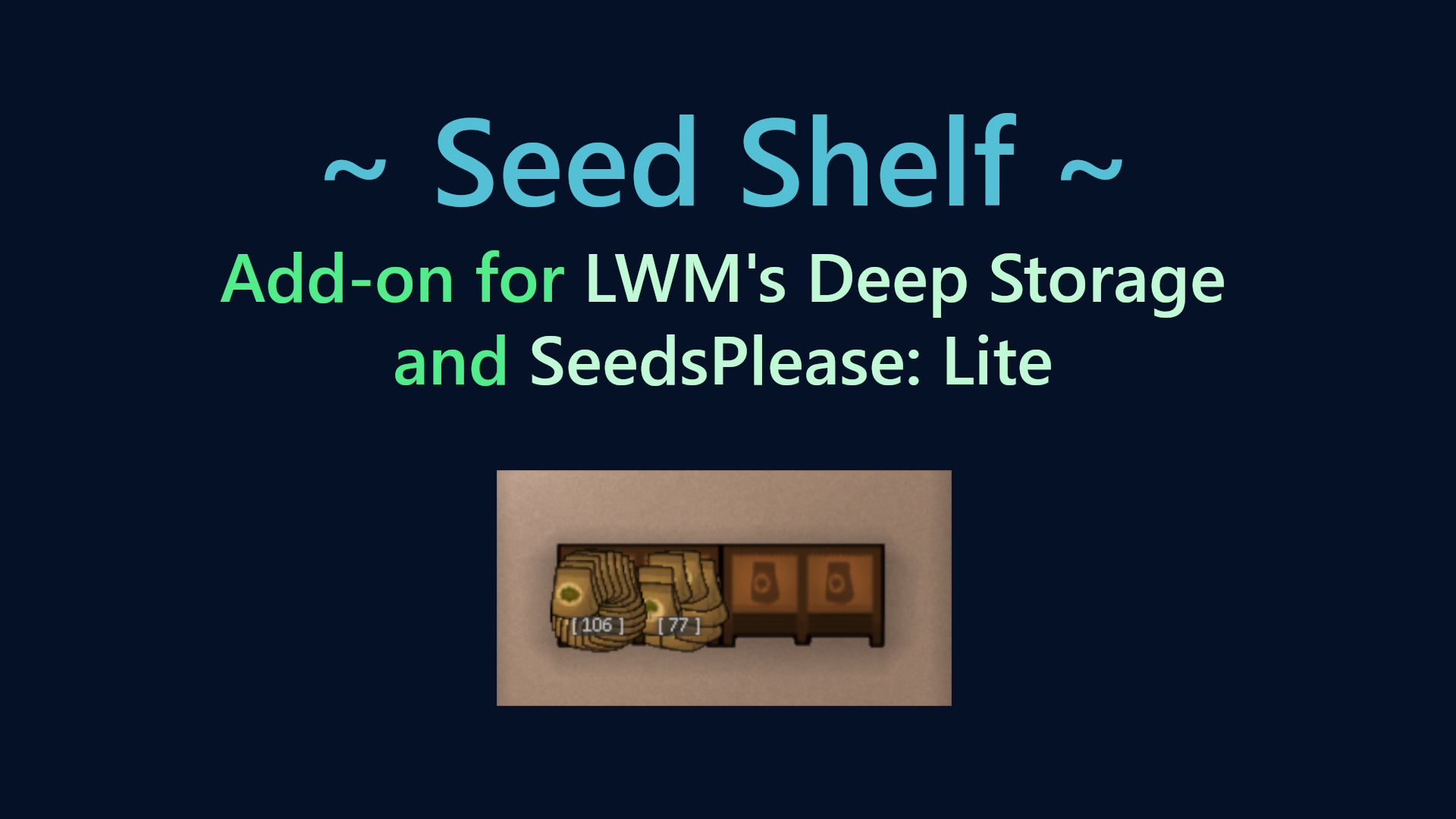 Seed Shelf
