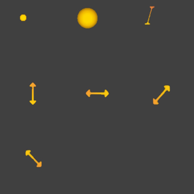 Minimalistic Comet Pointer