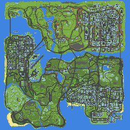 GTA San Andreas Map