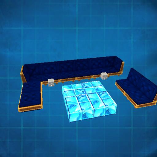 sofa with dia table