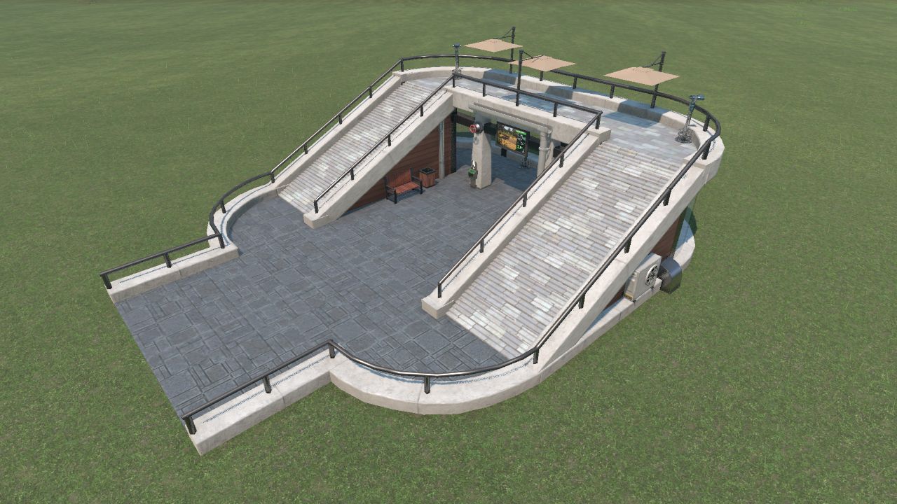 Tile Path Viewing Ramp