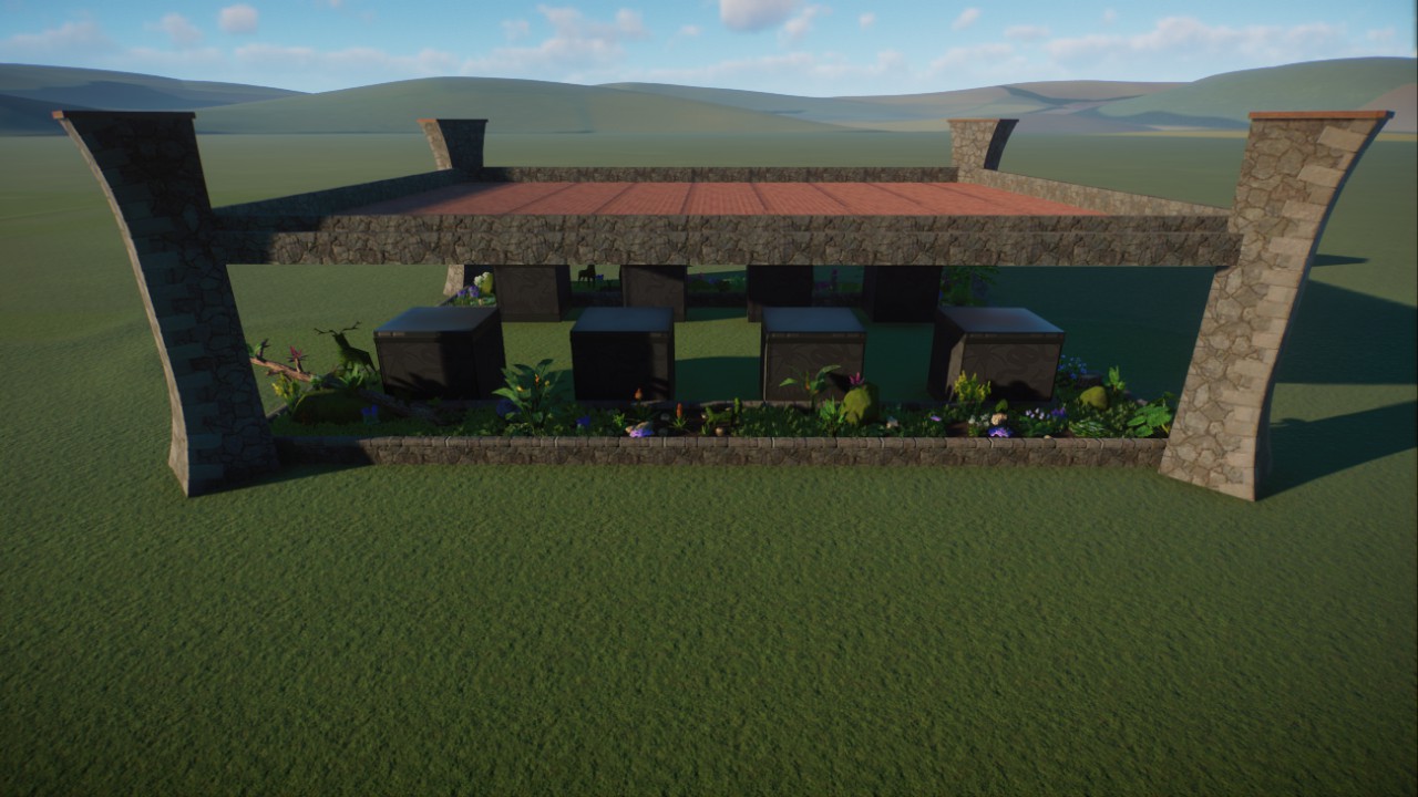 Zastřešený průchod s expozicemi preview