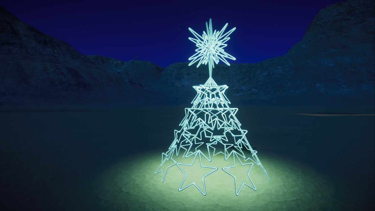 christmas star cape/star tree, Christmas decoration, Sternenbaum, Weihnachtsdekoration