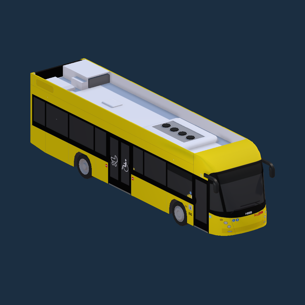 Berlin BVG for HESS SwissDiesel 12m 2-Türer
