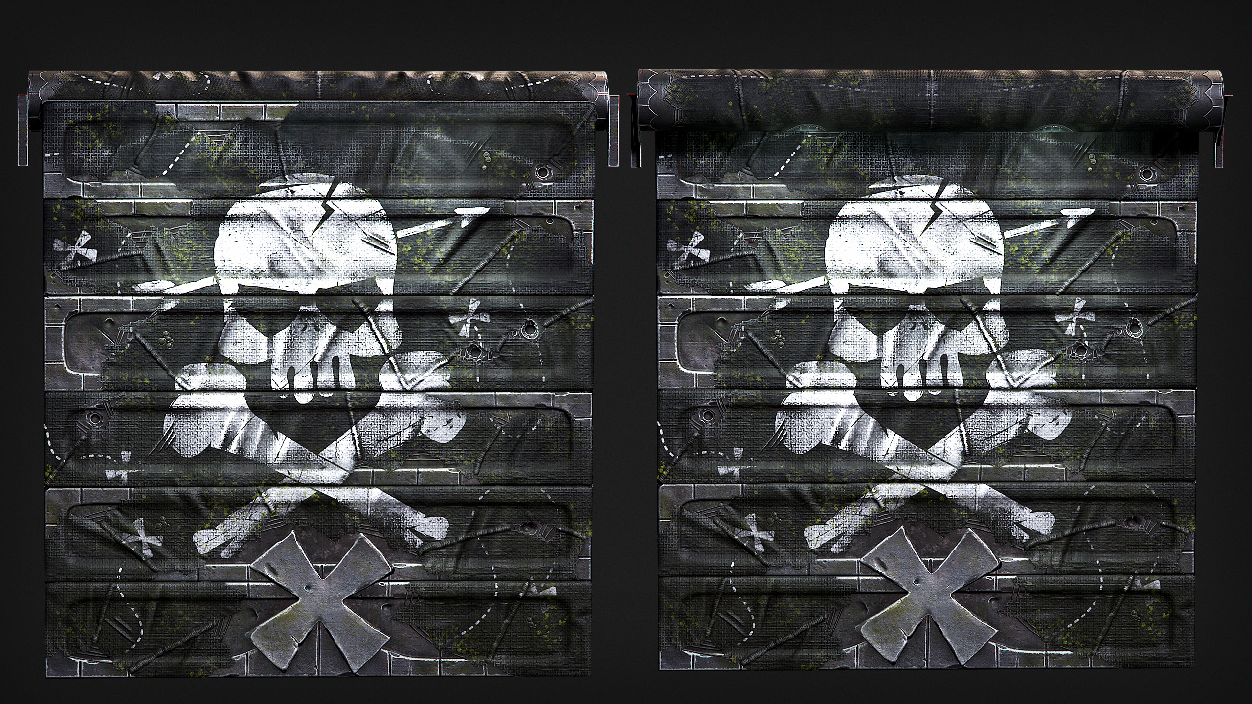 Pirate Garage Door
