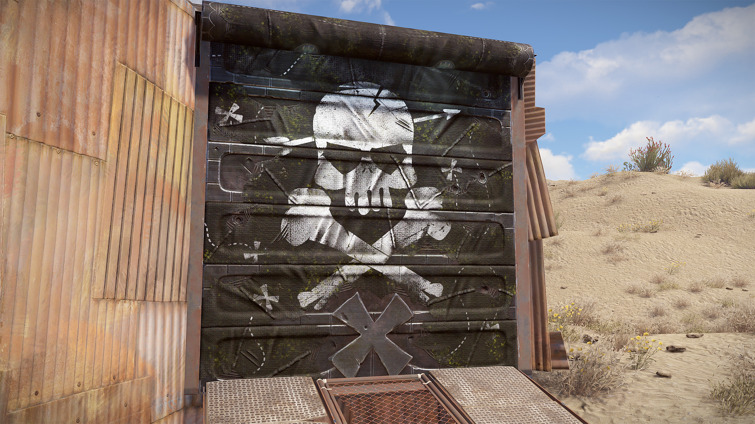 Pirate Garage Door