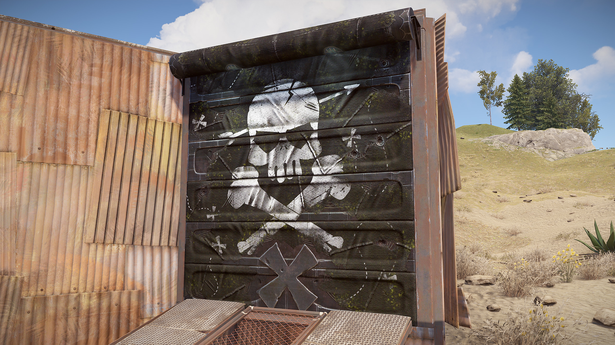 Pirate Garage Door