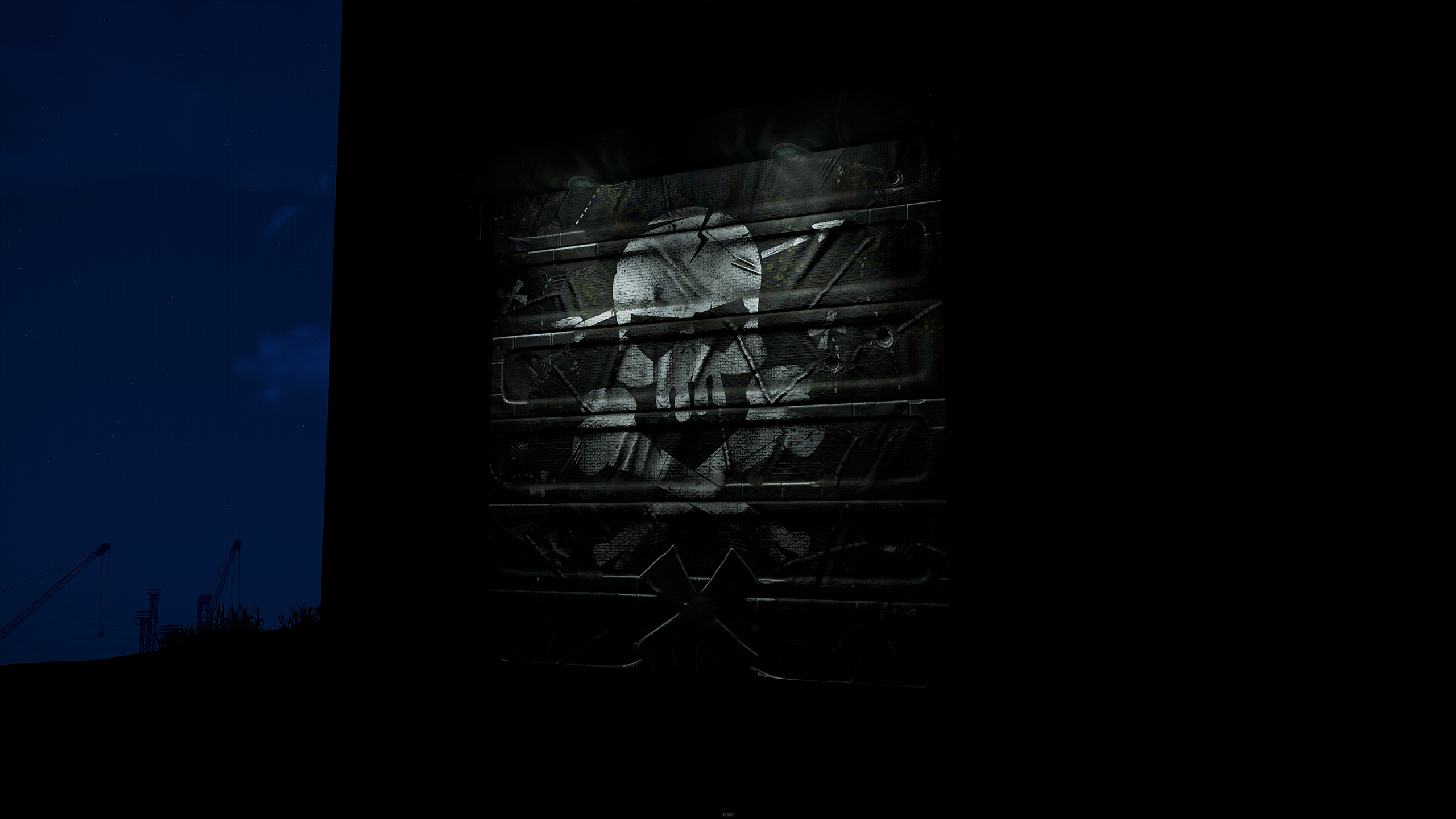 Pirate Garage Door