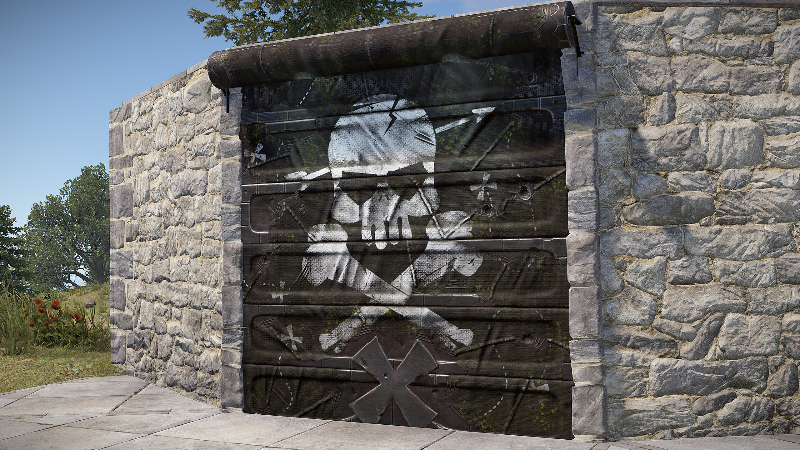 Pirate Garage Door