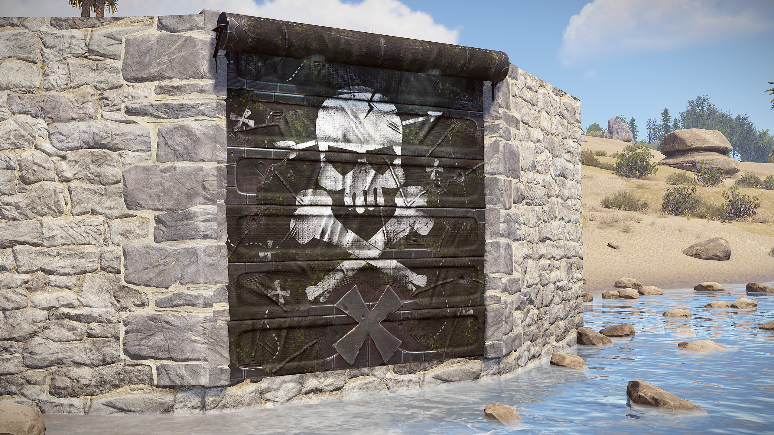 Pirate Garage Door