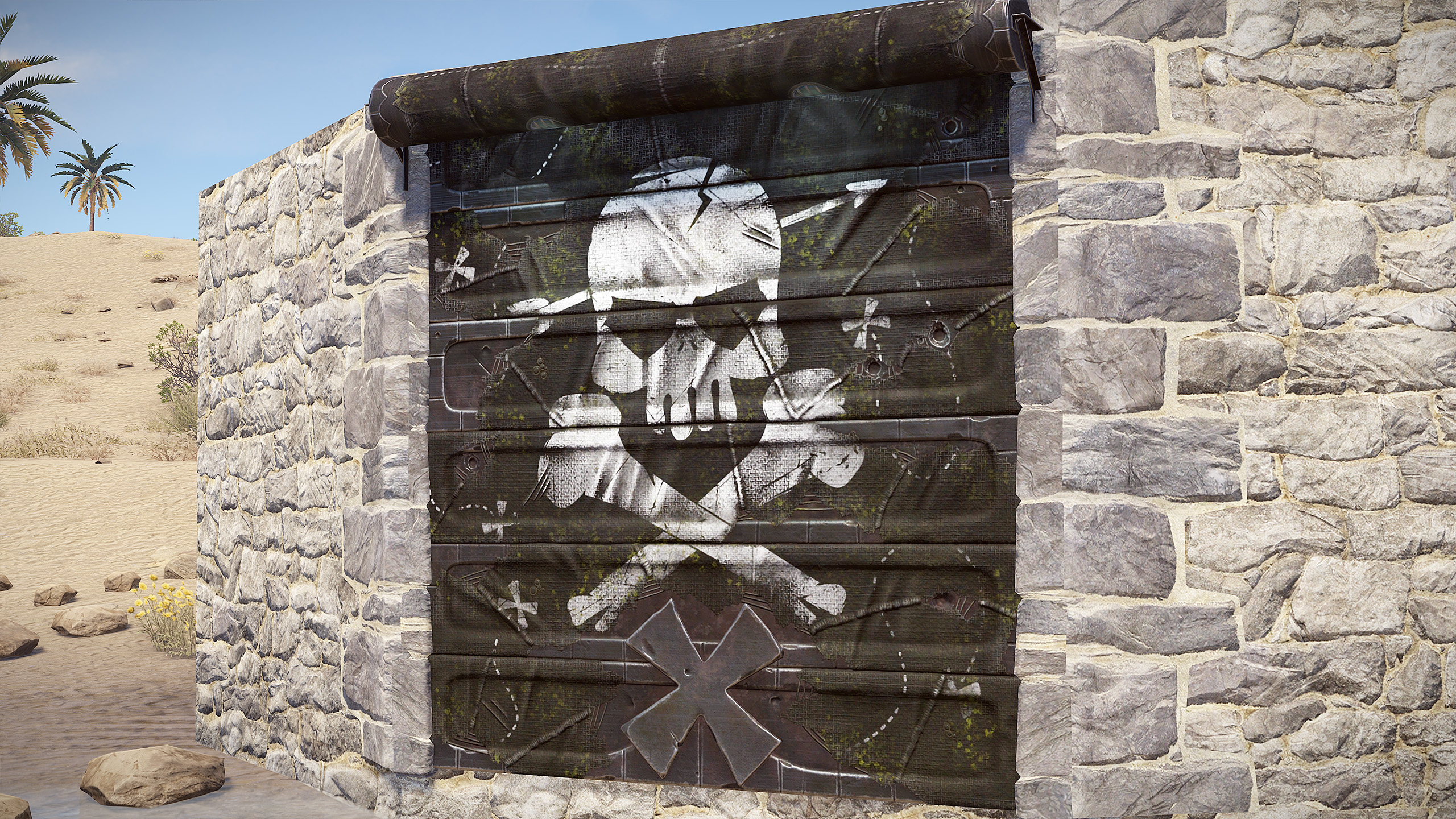 Pirate Garage Door