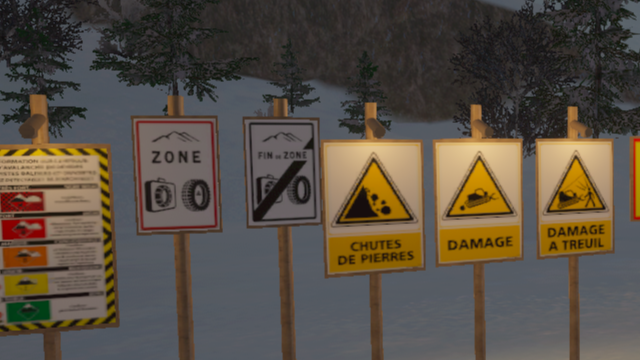 ARTICsnow signalisation.