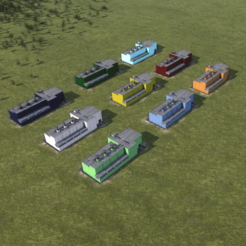 Nuclear centralized temporary storage facility Skins