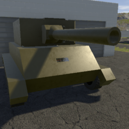Realistic destruction tank