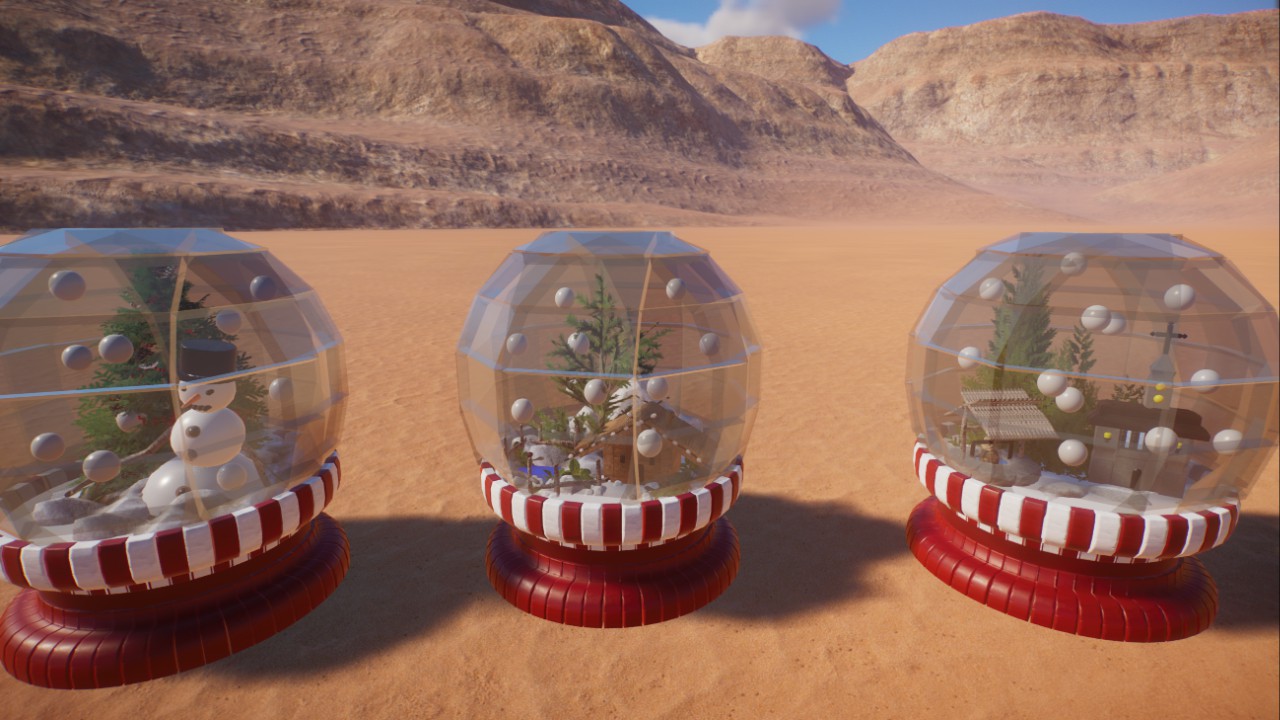 christmas snow balls, snow globes, Schneekugeln