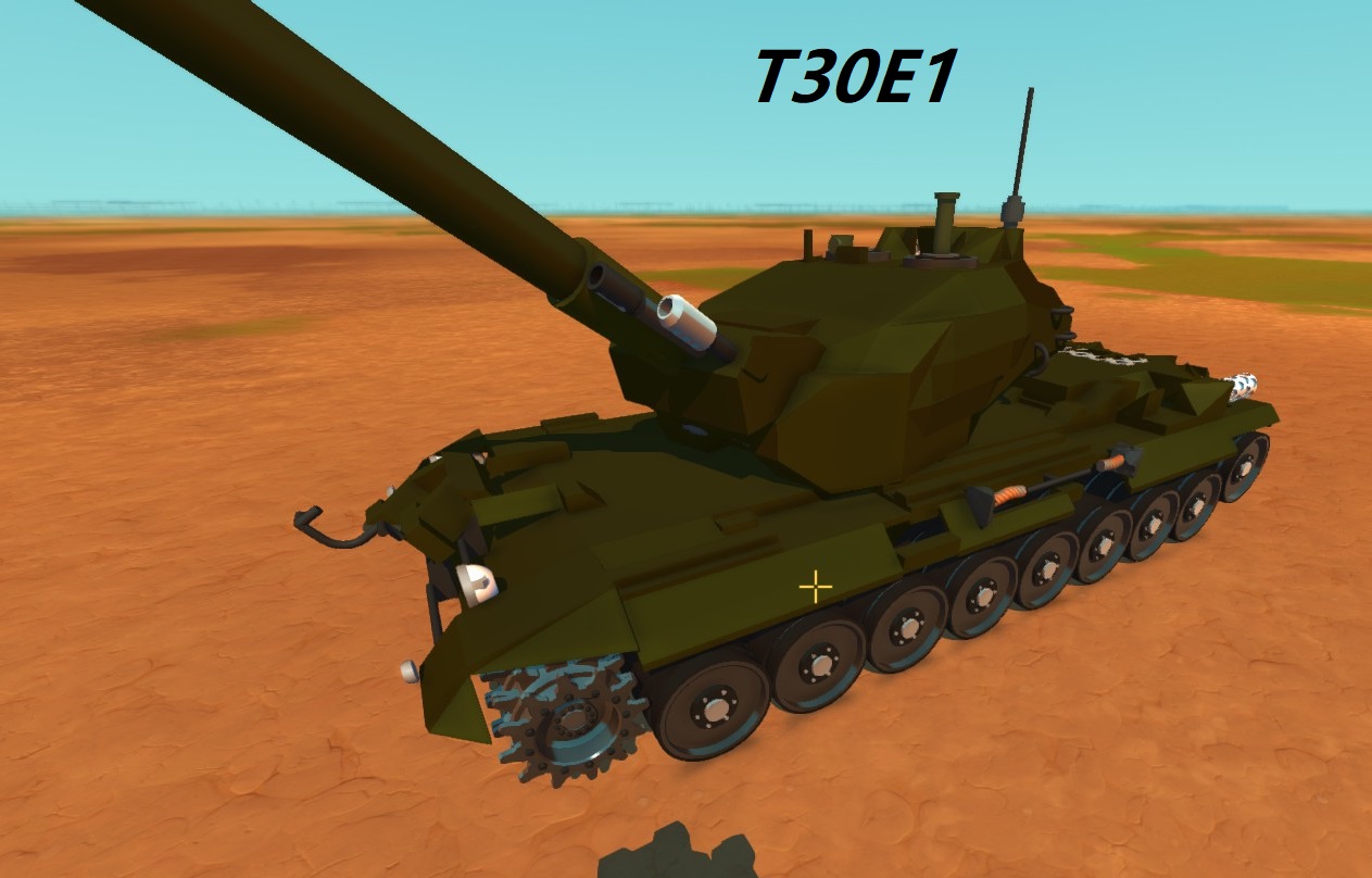 T30E1 重型坦克 40倍口径的T7型155毫米反坦克炮