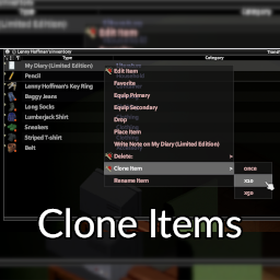Clone Items – Project Zomboid Mod