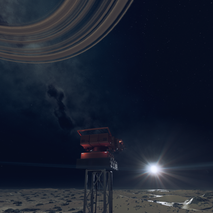 Abandoned mining station, Starfield