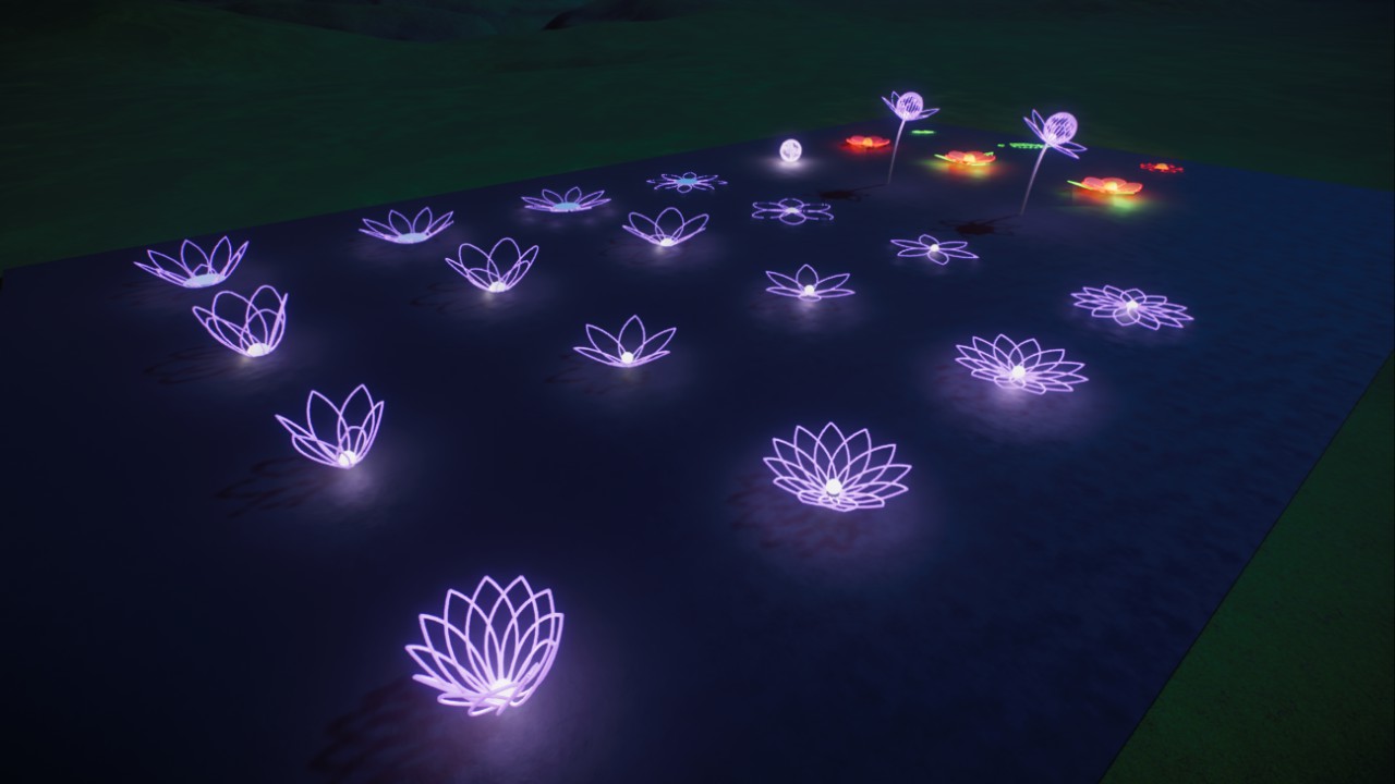 Flower lighting.Flower lamp 花朵造型照明