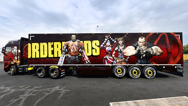 BORDERLAND Paintjob for trailerbox