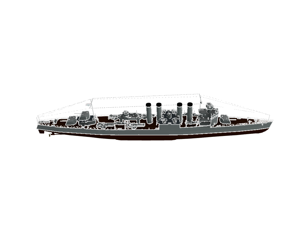 Clemson Of Unusual Size Refit (SchB)