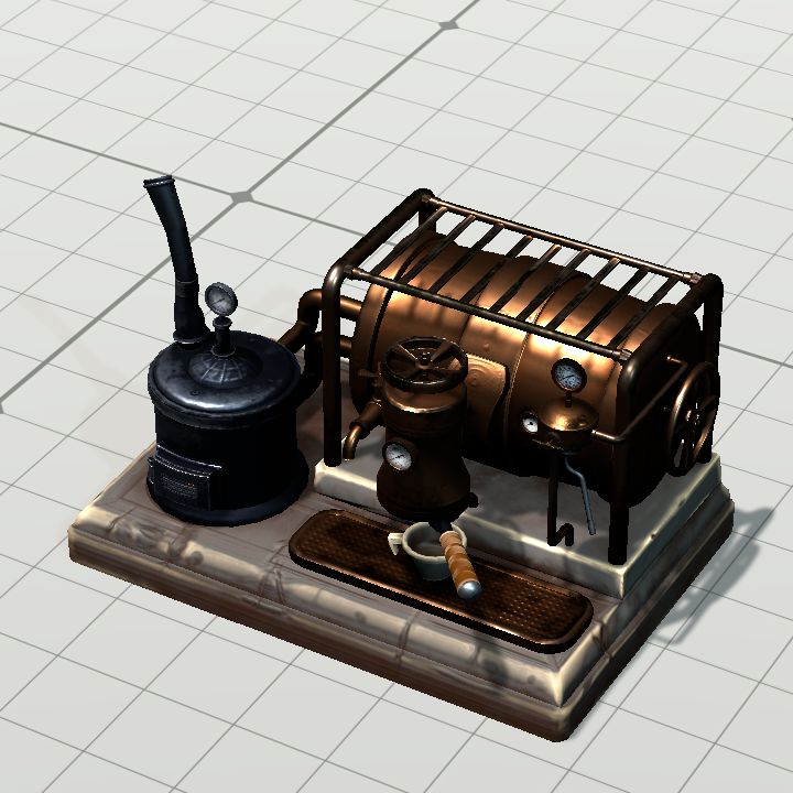 steampunk coffeemachine