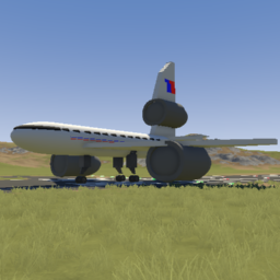 united airliner md-11 3.6 landing gears work