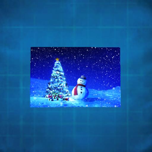 єäняi§ " Snowman & Pine " ( Picture Frame )