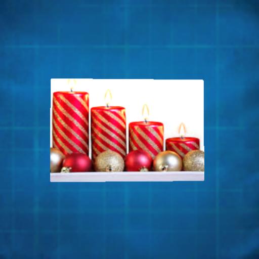 єäняi§ " Christmas Candles " ( Picture Frame )