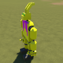 awfully realistic Spring Bonnie suit
