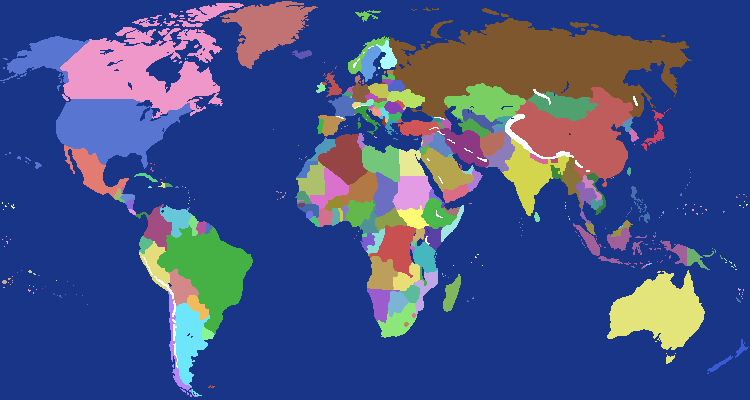 2024 World Map (But updated) preview