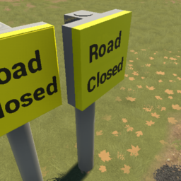 road blocked-sign
