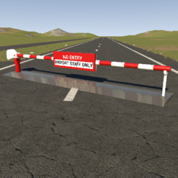 Boom Barrier Airport by Uncle T
