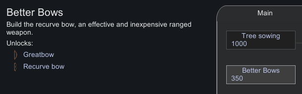 Manny hates Bows mod preview for RimWorld