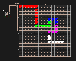 16x16 addressable RGB display v2