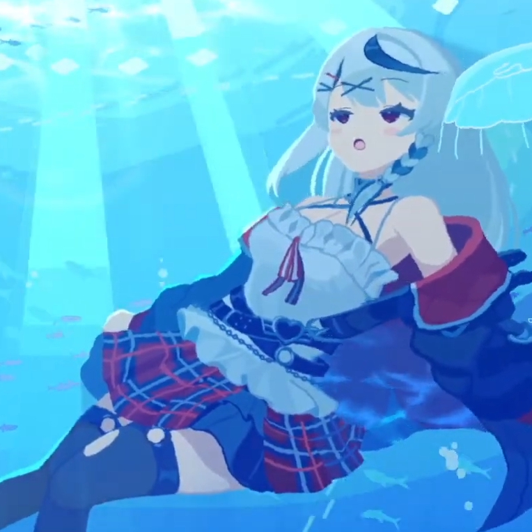 Steam Workshop::Sakamata Chloe 沙花叉クロヱ待機画面