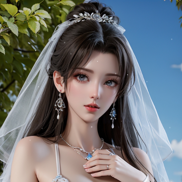 AI清漪性感婚纱（素）【点个赞】