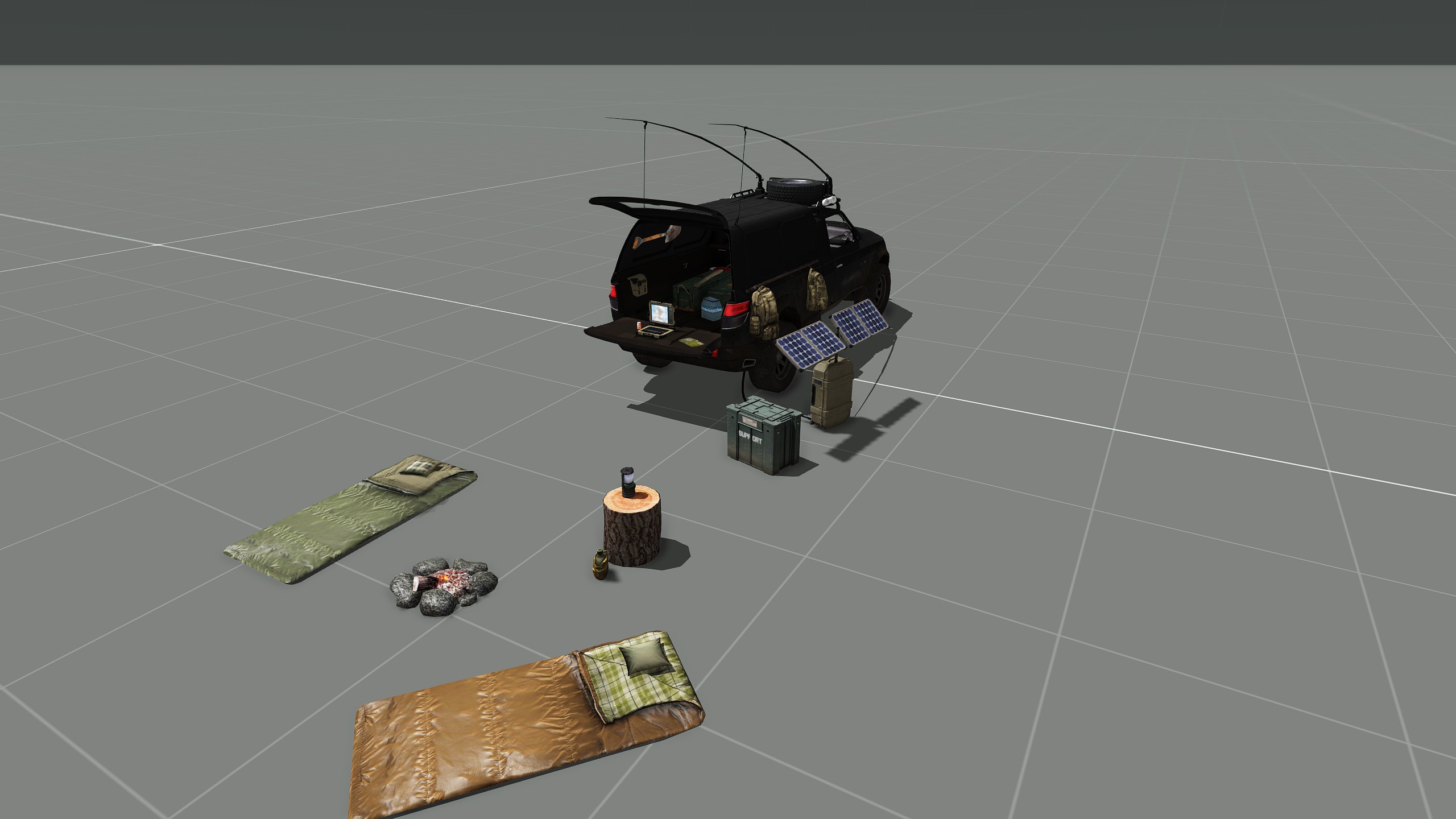 🛠️ Camp Pickup - scripted preview