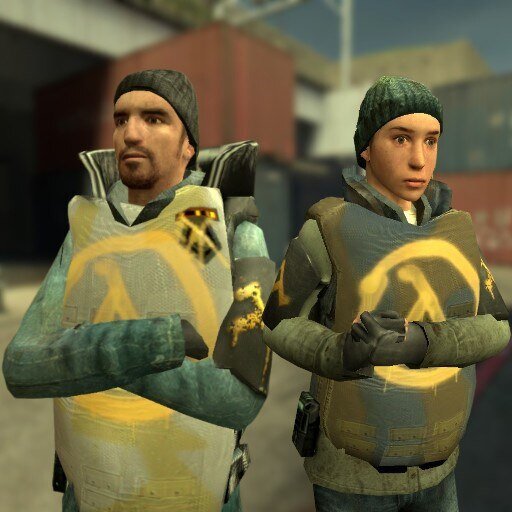 Rebel with Combine Soldier Armors PlayerModels